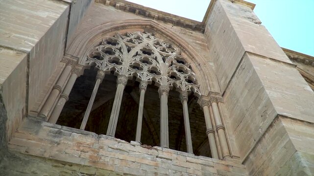 Medieval cathedral in Lleida, Catalu&ntilde;a (Spain)