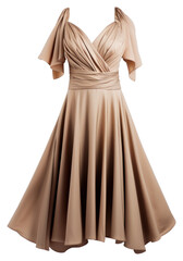 Fototapeta premium PNG A woman dress fashion gown white background.