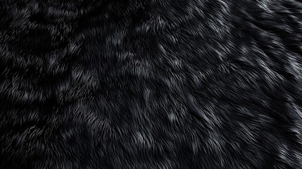 Naklejka premium black panther fur texture