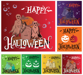 The cheerful greeting "Happy Halloween" is used on October 31st to commemorate Halloween, a festival noted for its eerie decor, costumes, trick-or-treating, and themes. 