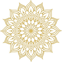mandala design vector art illustration silhouette 