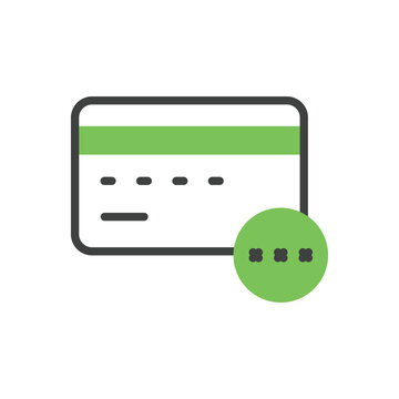 Card Security Code vector icon
