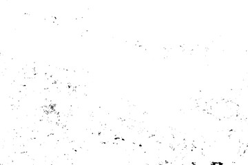 Black grunge Distressed texture Transparent Background, design element Gritty effect.