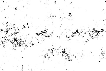 Fototapeta premium Black grunge Distressed texture Transparent Background, design element Gritty effect.