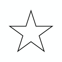 Star, Star icon, vector, symbol design, Editable star design, Simple clean star design.