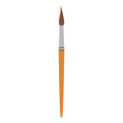 Naklejka premium Artist's brush. Paint brush icon.