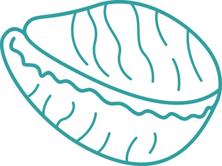 Shell Stock Line Illustration