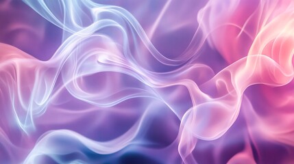 Obraz premium abstract swirling smoke patterns in rich pastel shades, capturing the fluid motion and delicate beauty of ethereal textures