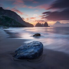 sunset over the sea