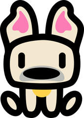 Cute Dog Doodle Illustration