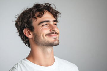 Fototapeta premium A close up of a man's face