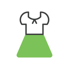 Frock vector icon