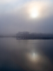 sailing into Mariehamn harbour sweden Europe