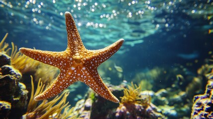 Starfish in a Pristine Underwater World