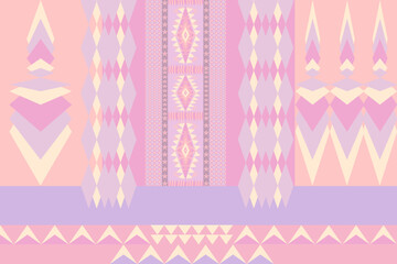 Beautiful striped from geometric pattern in pastel tone