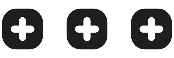 Obraz premium Shield with cross icon