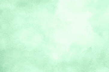 Abstract green watercolor background texture