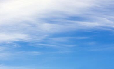 Fototapeta premium White clouds in blue sky