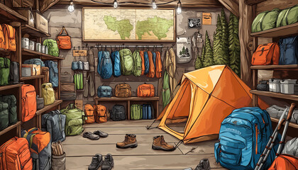 Create an image of a luxury car showroom with sleek, shiny sports cars and SUVs lined up. The room is brightly lit with glossy floors, and sales brochures are neatly arranged on a modern desk