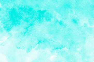 Abstract blue watercolor background texture