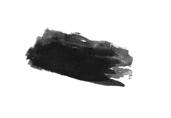 Abstract black watercolor background texture