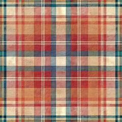Scott Tartan Plaid Seamless Pattern