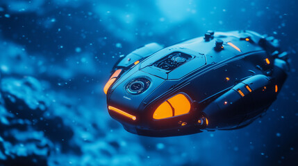 AI-Powered Underwater Drone Exploring Deep-Sea Environments and Capturing Data for Advanced Marine Research