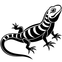 Lizard silhouette