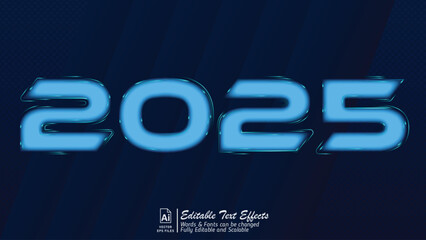 Slick and glowing editable text effects