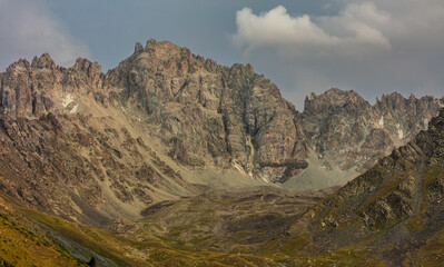 Naklejka premium landscape in the mountains