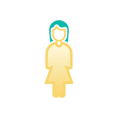 Woman vector icon