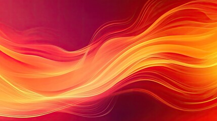 Obraz premium A fiery red and orange background with a dynamic gradient, perfect for adding energy and intensity.