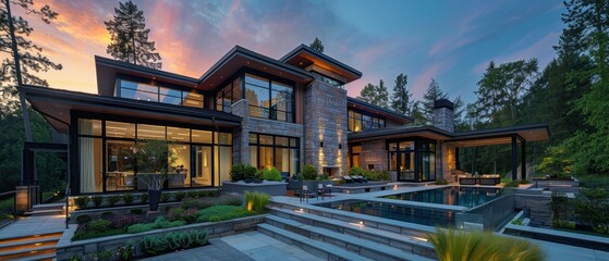 Futuristic Smart Home with Cutting-Edge Technology Integration and Displays for Ultimate Convenience