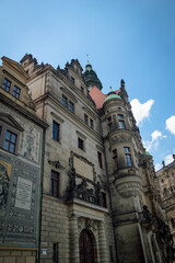 Germany city architecture Dresden summer