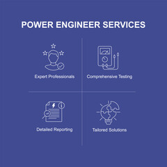 Precision Electronics Solutions icons with editable stroke.