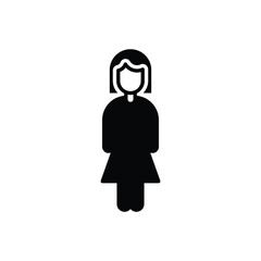 Girl vector icon