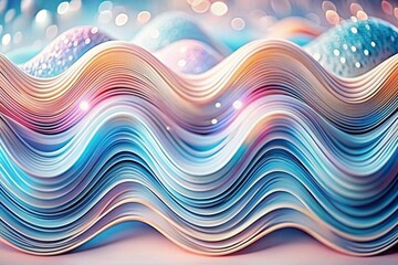 Fototapeta premium Abstract rainbow wave, background – banner of modern design