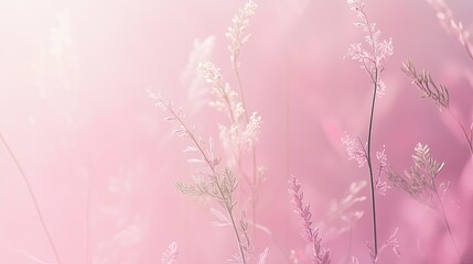 Fototapeta premium A soft pink background with a subtle texture, offering a gentle and feminine aesthetic.