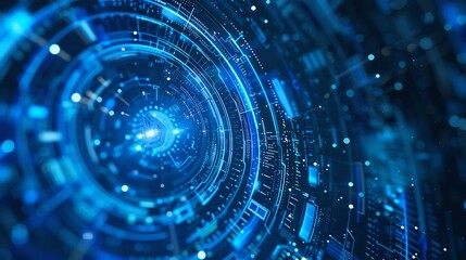 Obraz premium abstract background, futuristic big data network, concept banner, flyer, presentation, background