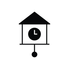 Cuckoo Clock vector icon