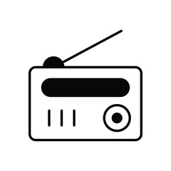 Radio vector icon