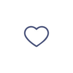 heart vector icon , love line icon , valentine