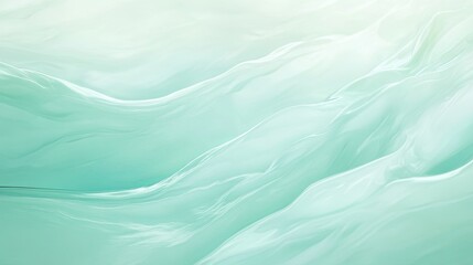 Obraz premium A calming seafoam green background with a gentle gradient, evoking tranquility and freshness.