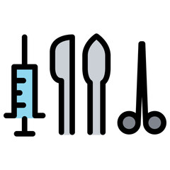 Surgical equipment icon