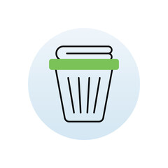 Laundry Basket  vector icon