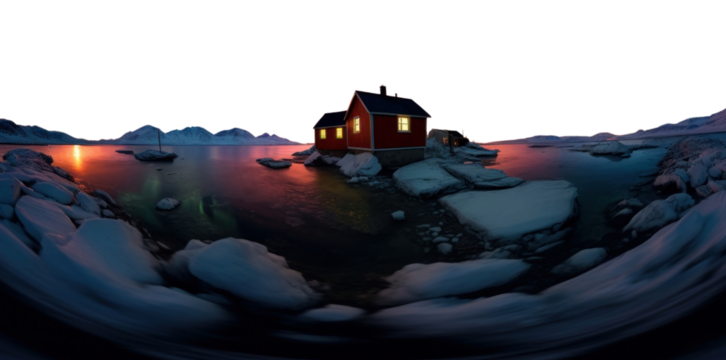 PNG Light aurora architecture landscape building.