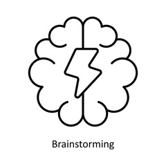 Brainstorming vector filled outline Icon Design illustration. Graphic Design Symbol on White background EPS 10 File
