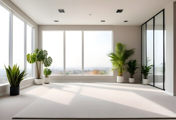 empty scene to use in interior designs and mockups
