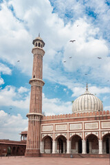 Obraz premium Jama Masjit or Friday Mosque in Delhi, India 