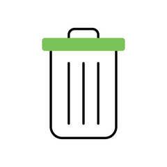 Trash Can  vector icon